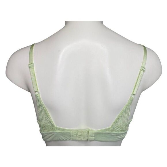 Auden Bralette Women's XXL 2XL Light Green Lace Light-Pad Adjustable LIned NEW - Picture 4 of 10